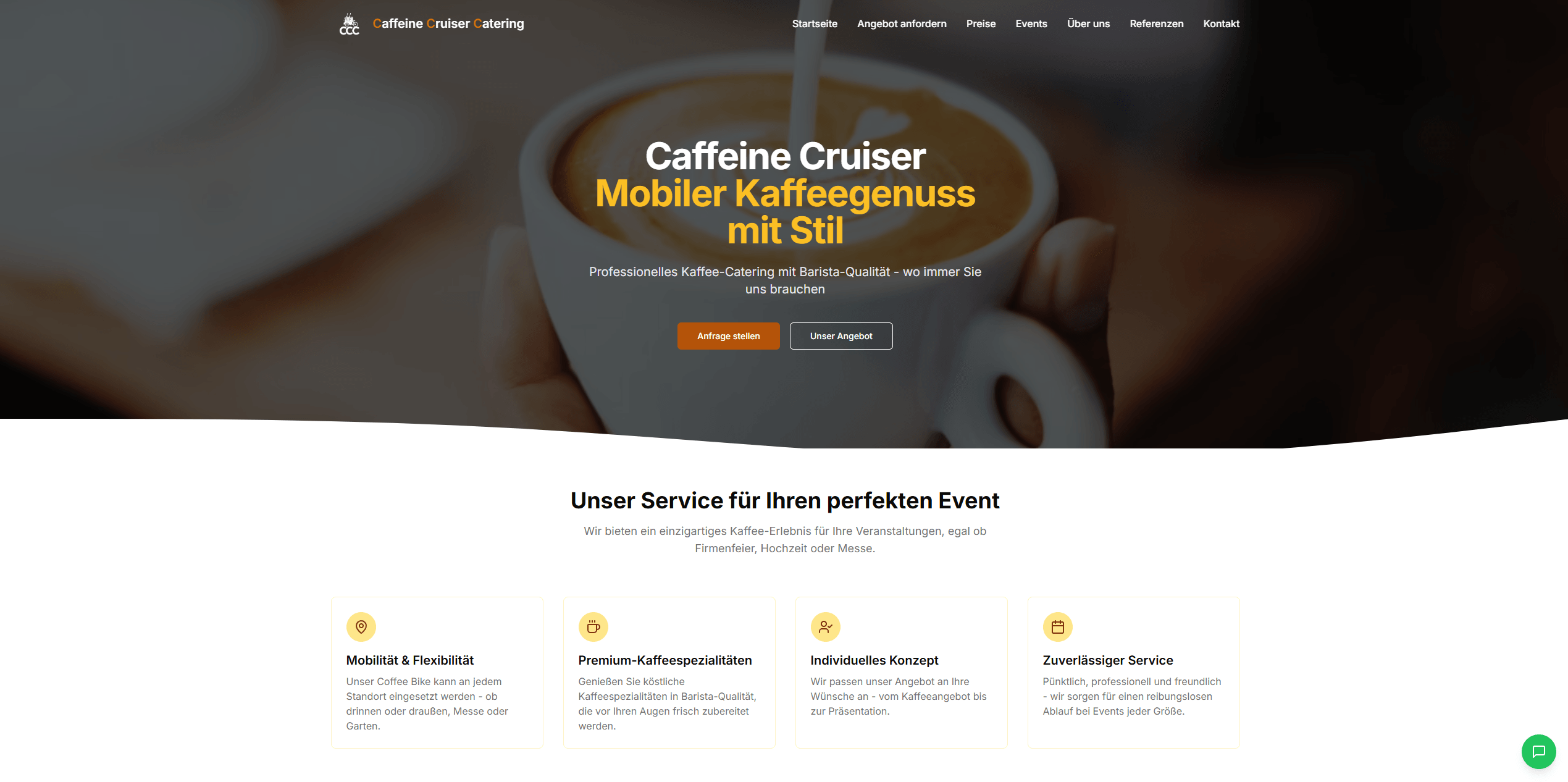 Caffeine Cruiser Catering