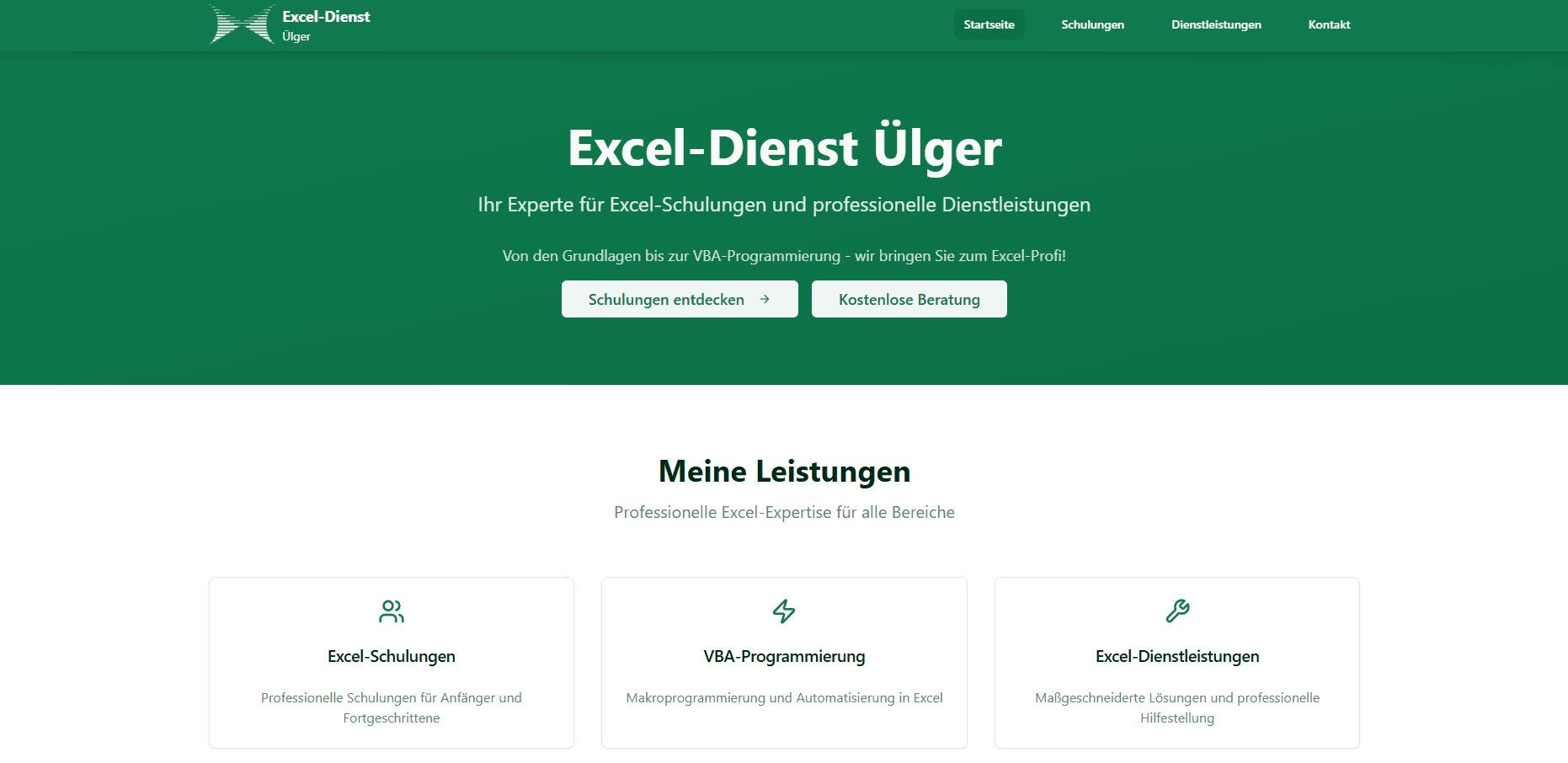 Excel Dienst Ülger